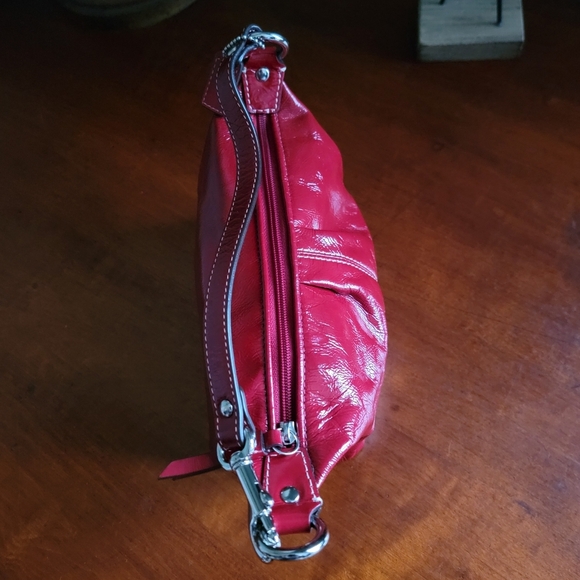 Coach Y2K Red Patent Leather Demi Mini Bag - Picture 11 of 14